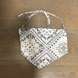 Bandana Print Halter Top